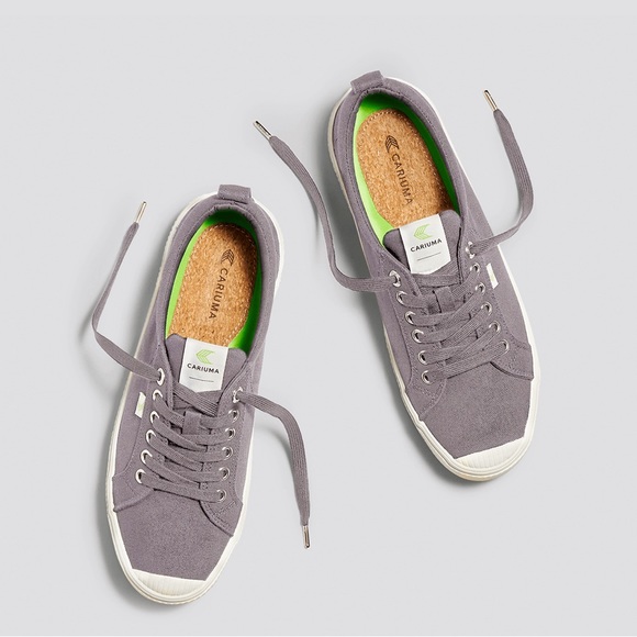 Cariuma OCA Low Mystic Grey Canvas Sneaker Shoes NEW Women’s 9 - Picture 5 of 8